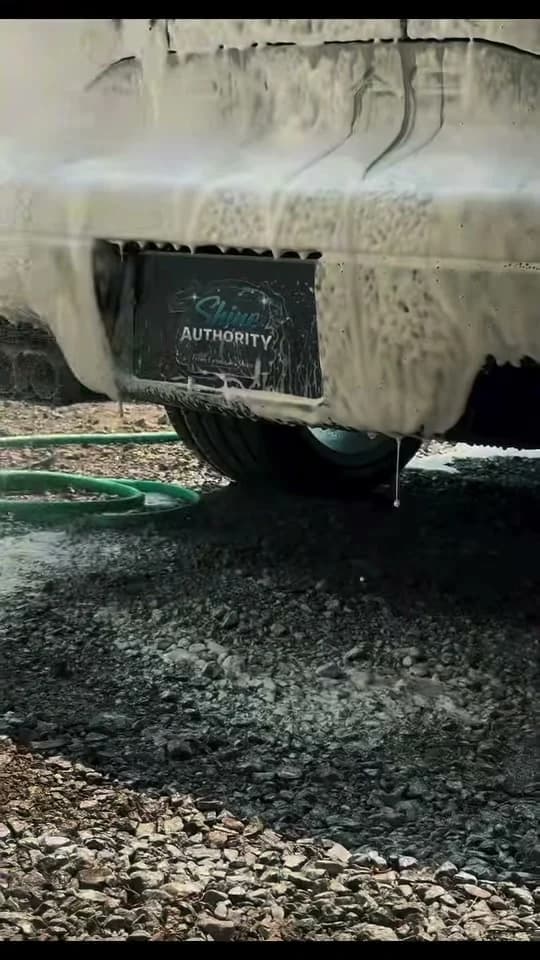 Trans Am during the wash and preparation stage