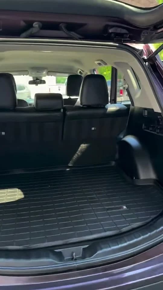 Clean Toyota RAV4 cargo area