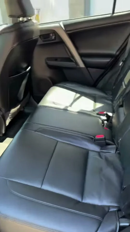 Clean Toyota RAV4 rear seating